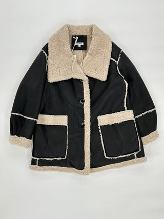 Cappotto Sherpa Trimmed