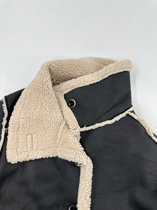 Cappotto Sherpa Trimmed