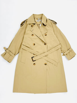 Trench classico lungo con cintura