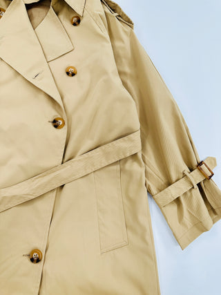 Trench classico lungo con cintura