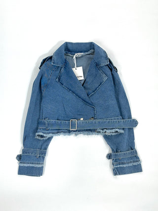 Giacca jeans corta