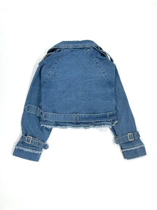Giacca jeans corta